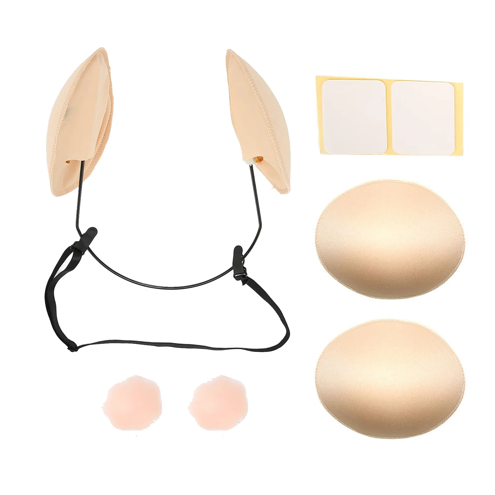 Strapless Bra Adhesive Sticky Push Up Bras For Women Brassiere Lingerie Invisible Women For Dress Kit
