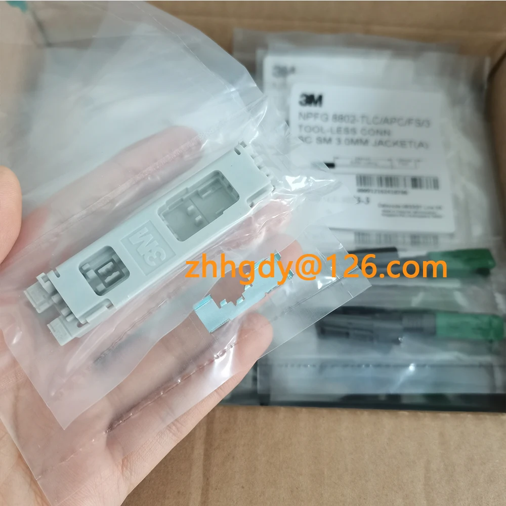 3M SC APC 8802-TLC/3 Fiber Optic Fast Connector Singlemode 3M SC 3.0 FTTH Fiber Optic SC Quick Connector