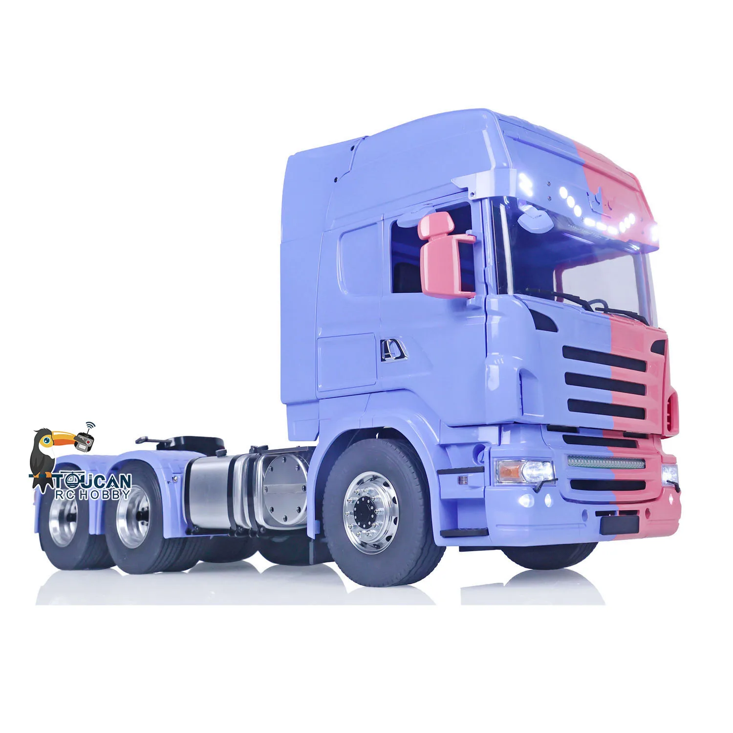 6X6 LESU 1/14 RC Tractor Truck Metal Chassis Radio Control Car  RC Hobby DIY Painted Finished Vehicle Model Sound Light Toys 2
