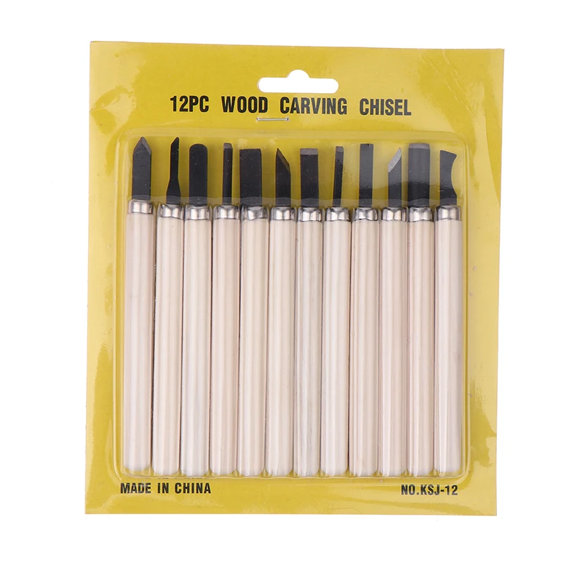 12PCS Wood Carving Gouge Set 1