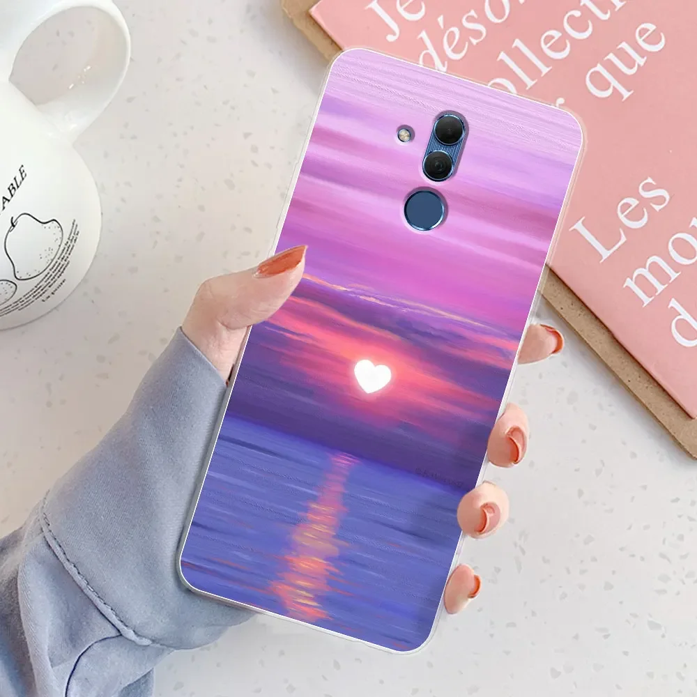 Elegant Marble Chic Girl Silicone Clear Phone Case - Protective Bumper Cover