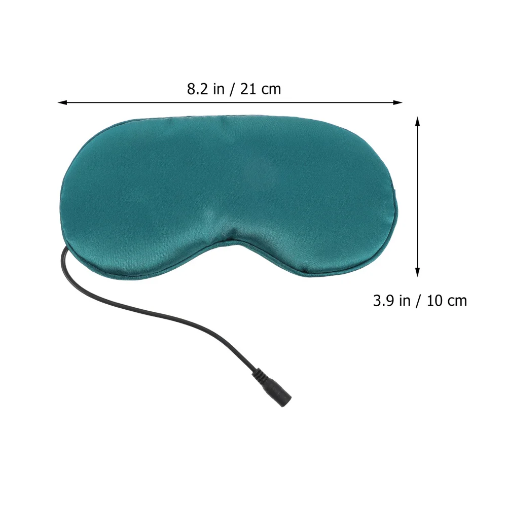Silk Sleep Mask USB Heated Eye Cover – Warm Compress for Eye Therapy