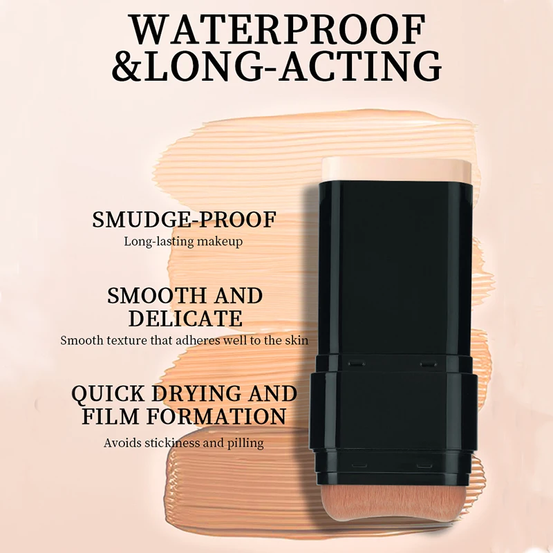 Liquid Foundation Eraser Contour Stick Moisturizing Waterproof Breathable Concealer