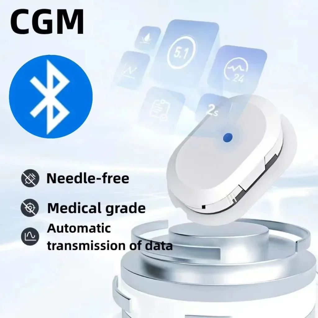 Blood glucose monitor CGMS 24h Real-time Blood Glucose Monitoring Scan-free Multilingual System Remote Monitoring Freestyle Libre Aidex Dynamic