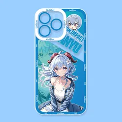 custodia protettiva per telefono ispirata all'anime di Genshin Impact