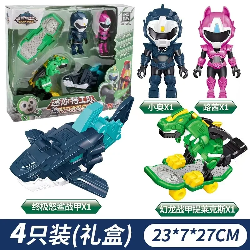 Mini Force Super Dino Power Car Dinosaur Korea Anime Model Action Figures Dolls MiniForce X Collection Toys Children Gift