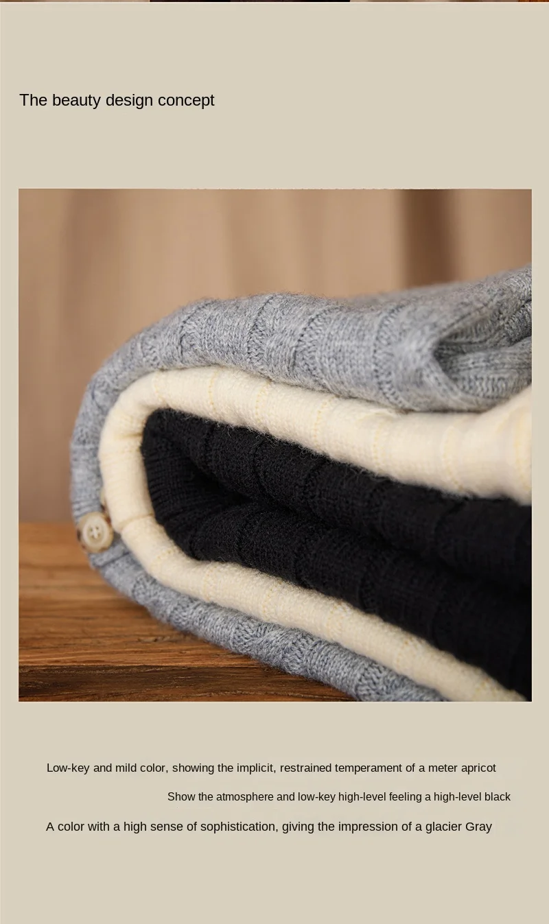 Vintage japanischer Stil lässig Herbst und Winter Wolle Jacquard ärmellose Strickjacke Weste britische kleine Capital Weste – Detail 6
