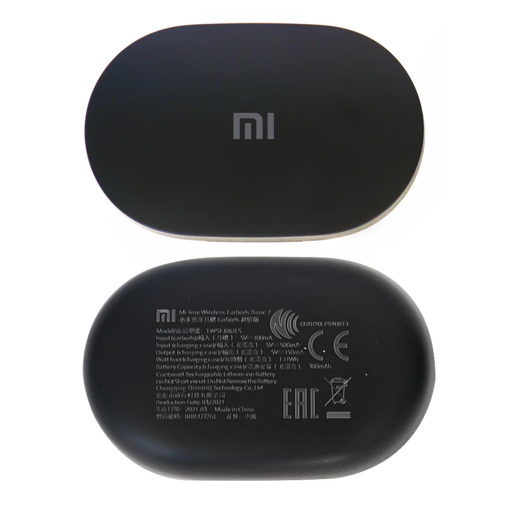 Фото Оптовая продажа, 10/20 шт., беспроводные наушники Xiaomi Mi True Wireless, базовые наушники 2 Global Edition с Bluetooth, спортивные наушники с зарядным чехлом №3