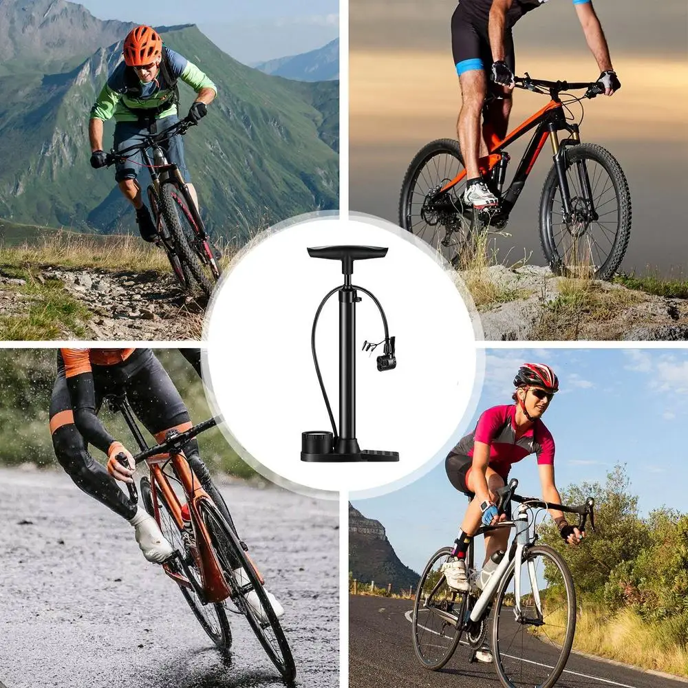 Description Picture 5 of itemCycle Pump Floor Portable Cycle Pump Tire Inflator With Digital Gauge Electric Handheld Floor Air Pump For Cycle & Tire
