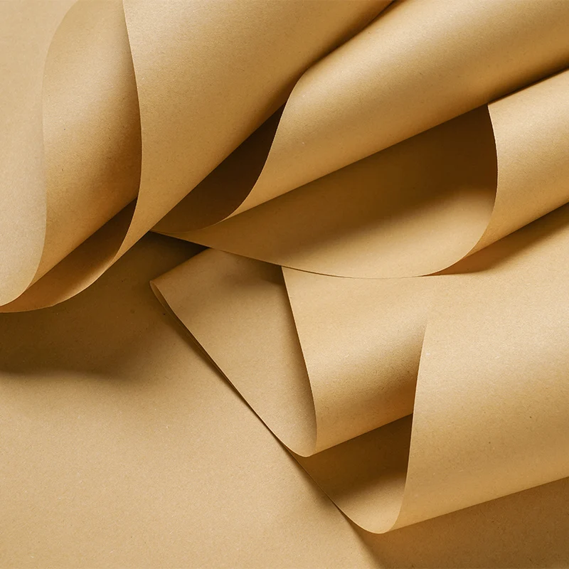 Hysen Brown Kraft Paper Roll for Gift Wrapping Dunnage and Parcel