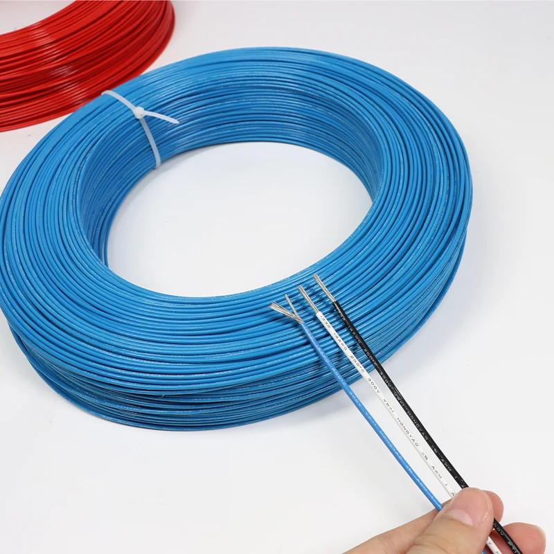 1M/5M UL1332 PTFE 와이어 30/28/26/24/22/20/18/16/14/13/12/10 AWG FEP 3D 프린터용 고온 전자 케이블 절연