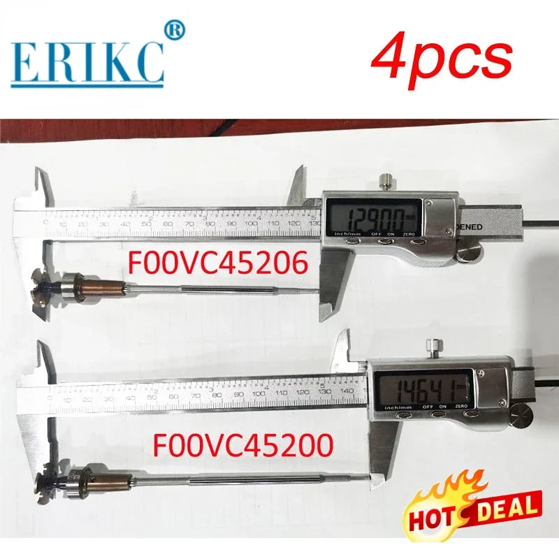 

Комплект клапанов впрыскивателя F00VC45206 F00VC45200, 4 шт., дизельные запчасти F 00V C45 206 для Bosch 0445110418 0445110520