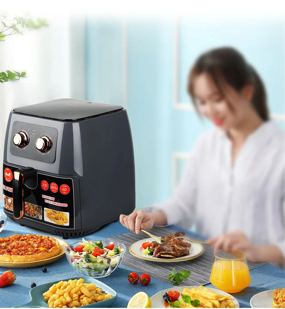 Raf Air Fryer 8 Liter Multi-Functional Intelligent 1700W Automatic Fryer