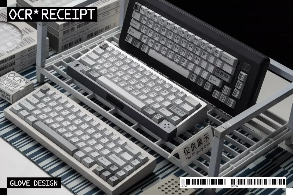 Glove Design OCR* Receipt キーキャップ Automatically OCR'ing
