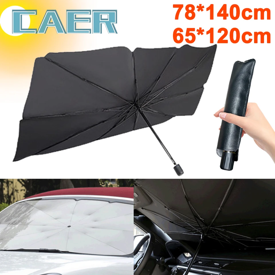 Housse de pare-brise universelle pour parapluie de voiture pliante