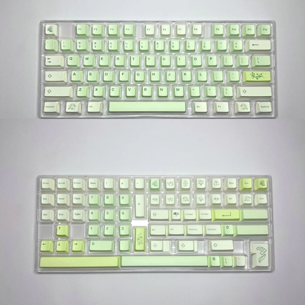 Jcm Pbt Keycaps para Teclado Mecânico Perfil Cereja Dye-sub Gmk Iso Layout dos Eua mx Gateron Kai Switch Gaming - Imagem 5