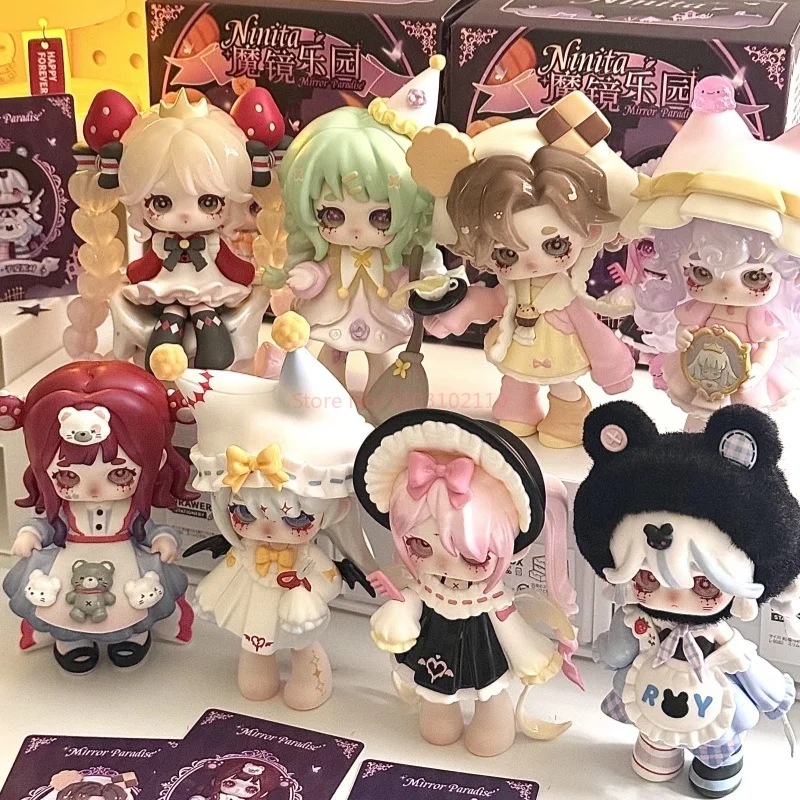 Ninita マジックミラーパラダイス フィギュア ブラインドボックス3点セット 本物のニニタマジックミラーパラダイスブラインドボックス装飾
