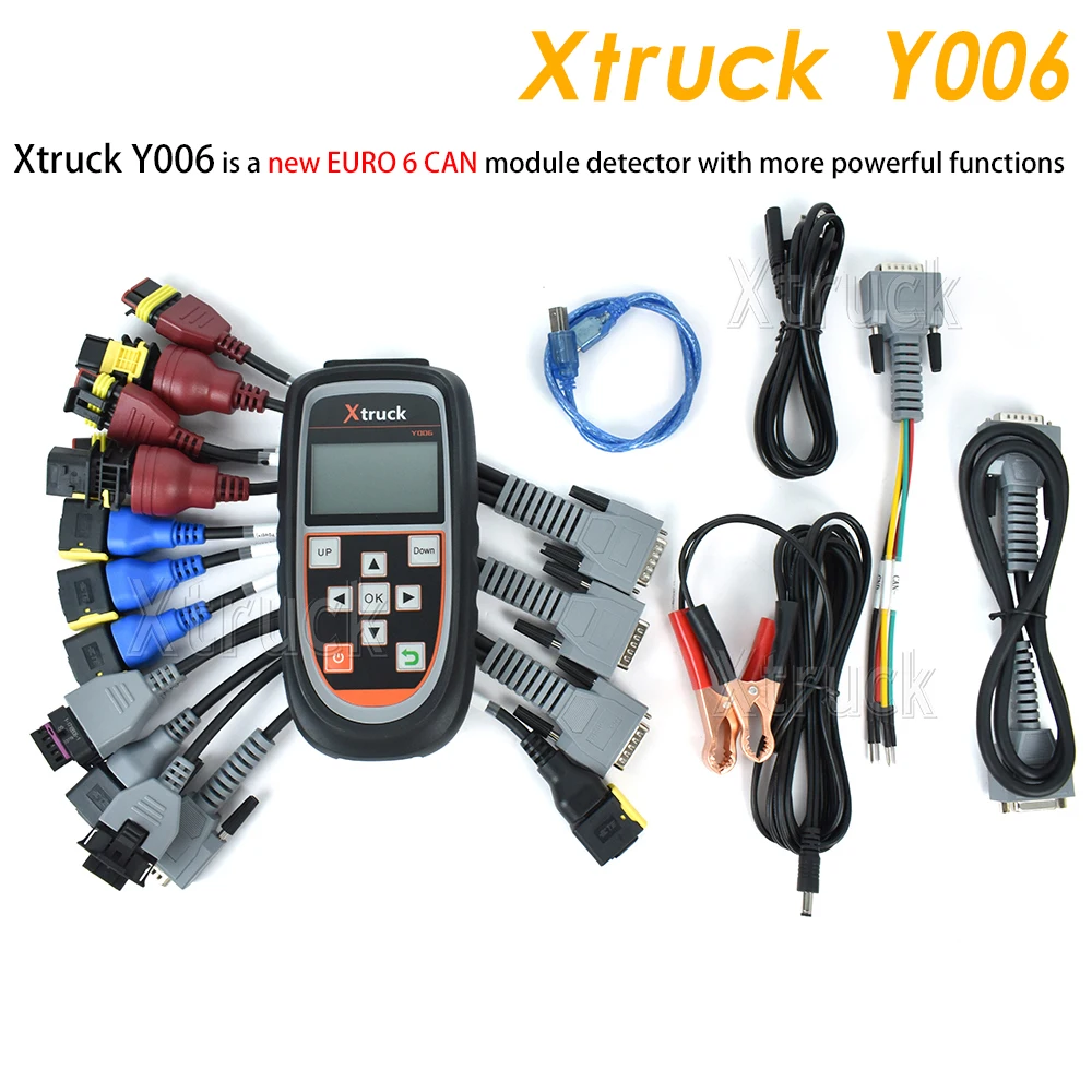 

XTRUCK Y005 Y006 Pump New Upgrade NOx Sensor Truck Nitrogen Detector Test Detect urea level exhaust temperature PM