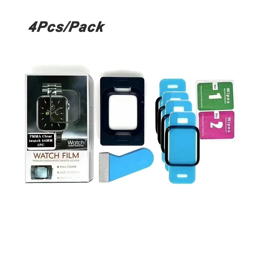 Ceramic Film Screen Protectors for Apple Watch – HD Glass, 1-5 Pack