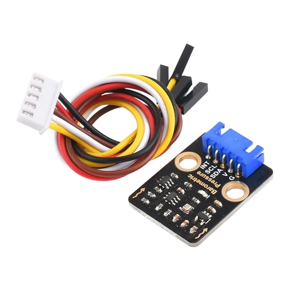 Module GPS Boussole pour Arduino associé au BMP388, posé sur une table avec une règle pour l'échelle.