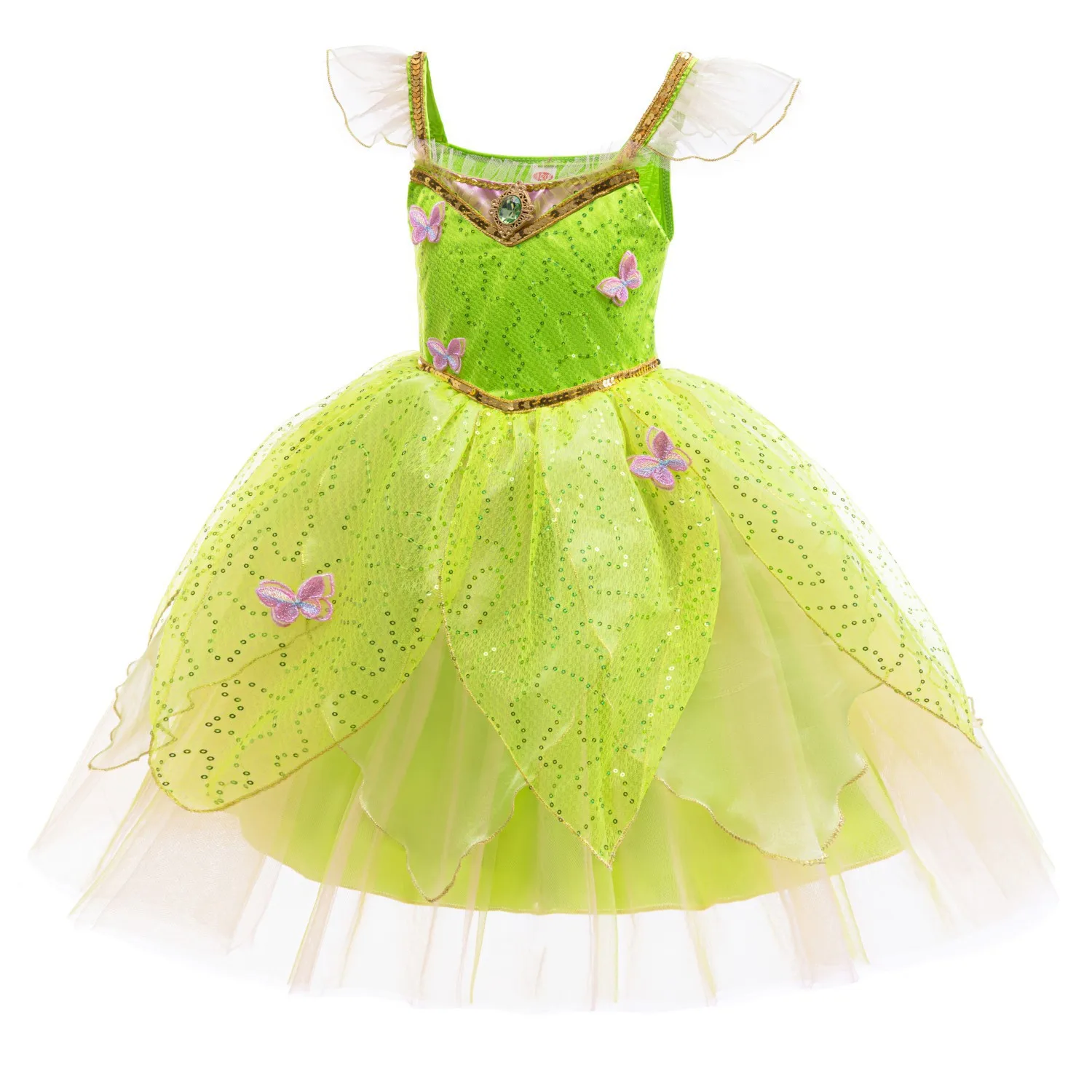Girls Halloween Costume Fairy Tinker Bell Fairy Costume Set For Girls - Complete Princess Dress Up With Wings & Accessories Forest Fairy Costume Girls Halloween Costume Fairy Tinker Bell Fairy Costume Set For Girls - Complete Princess Dress Up With Wings & Accessories Forest Fairy Costume