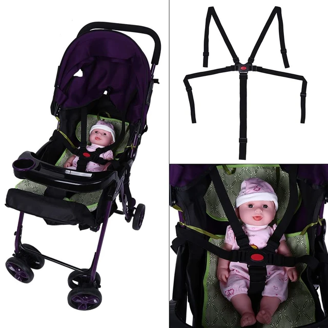 Harnais De Chaise Pour Bébé, 5 Points, Sangle De Chaise Haute Portable,  Remplacement De Sangle De Sécurité Avec Dur - Chiffons - AliExpress