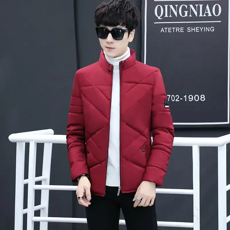 thumbnail image 1 of Parkas Bordado Hombre Abrigo Acolchado Chaquetas De Plumas Para Hombre Acolchado Inter Especial Estilo Coreano Reseñas De Ropa Muchas Prendas Acolchadas, 1 of 5