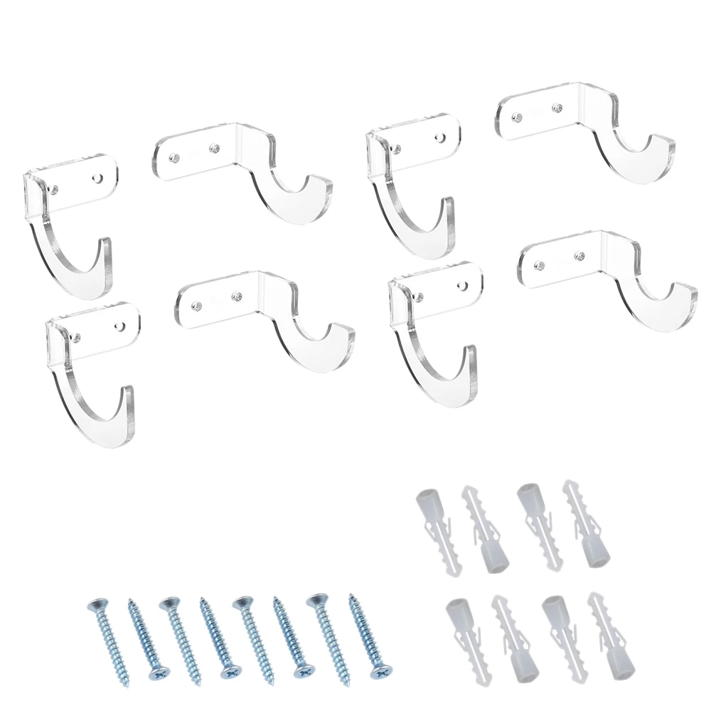 4Pairs Lightsaber Horizontal Wall Rack for Museum Holder Lightsaber Holder for Star War Hook Up
