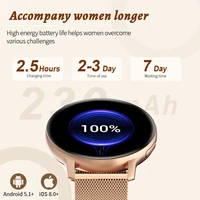 Montre connectée LIGE avec appels Bluetooth, montres tendance pour femmes, cadran personnalisé, suivi de la forme physique et de la santé, montre intelligente pour Android IOS 2026 6
