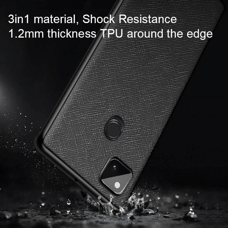Luxury Cross Pattern Leather Cover Case