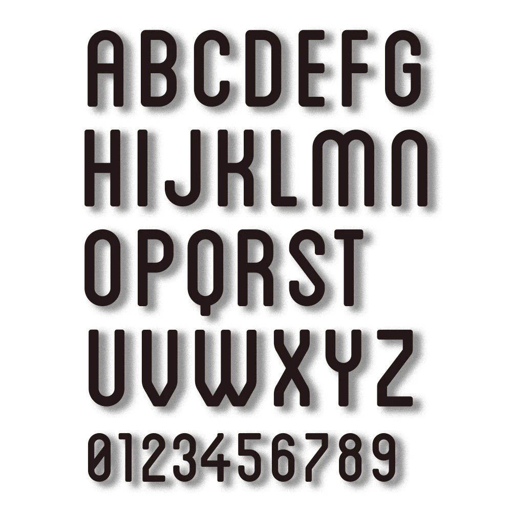 3D English Letter Digits House Number Floating Exterior Sign Plate Art Wall Sticker Luxury Acrylic Mailbox Room Door Deocr 26 house number signs house numbers number plate door signs
