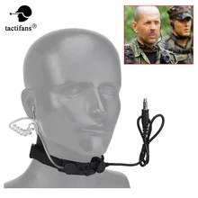 

Tactical MIC Throat Microphone Contact Laryngophone Sound Transponder Anti Noise Acoustic Coil CS Airsoft Paintball Accessories