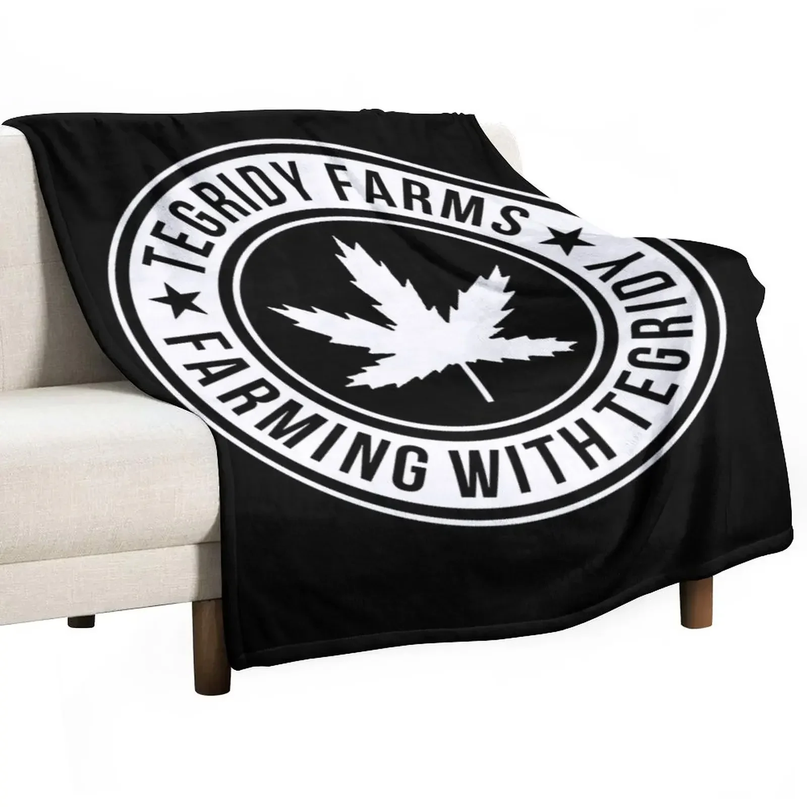 

TEGRIDY FARMS Throw Blanket Furry Camping Sofa Hairy Blankets