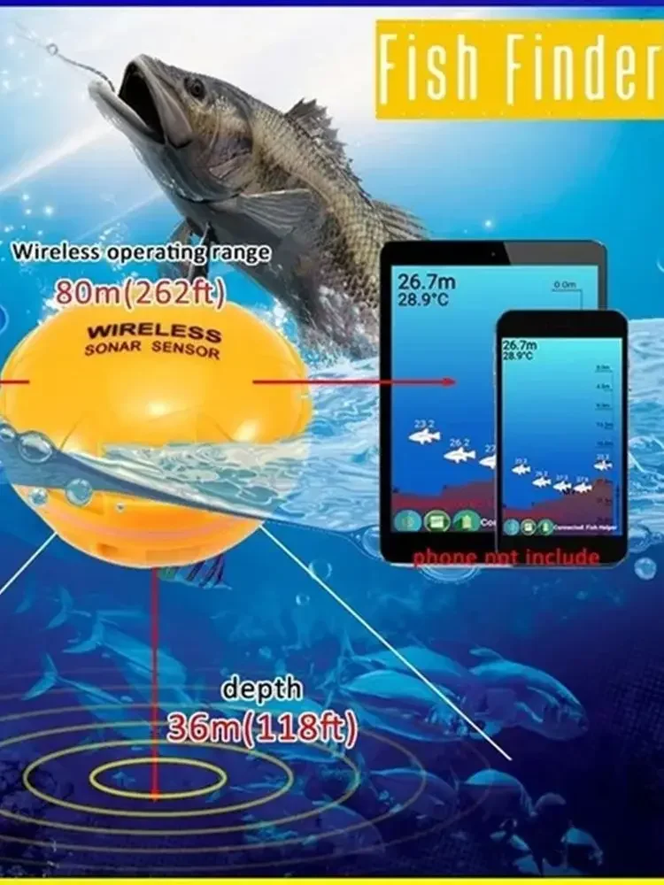 new smart Smart Phone Fish Finder Sonar Bluetooth Intelligent Fish Finder Android & ios Visual