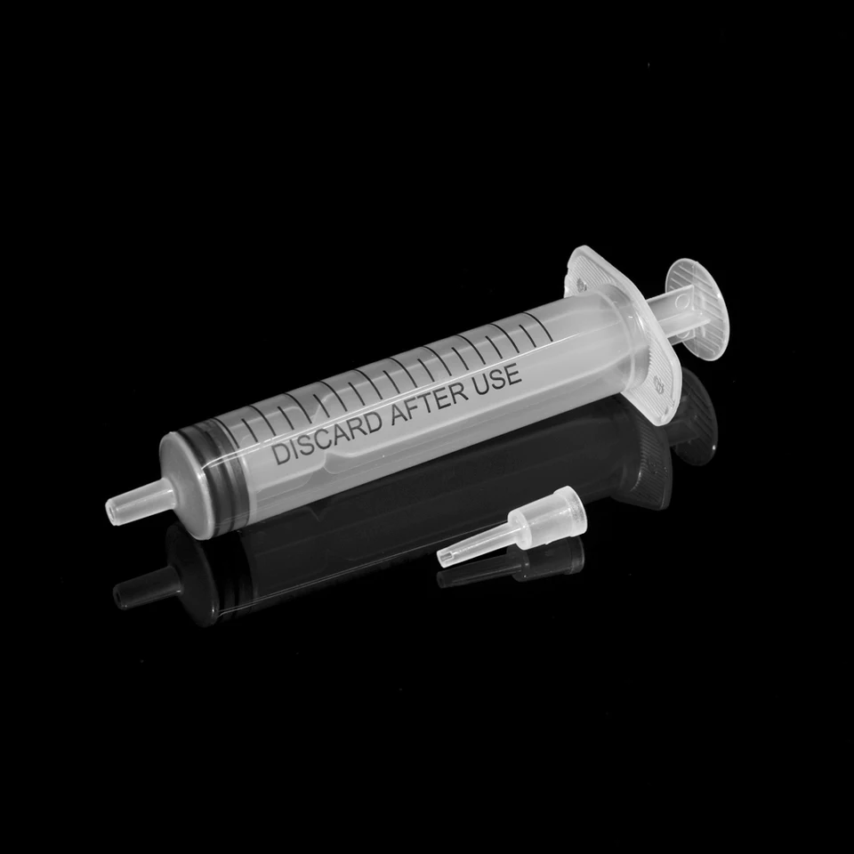 10 Siringhe Da 10 Ml Con Ago Smussato Per Ricarica Inchiostro - Per - Foto 11