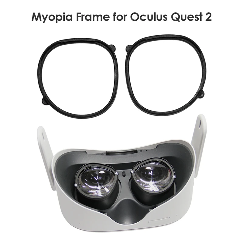 For Oculus Quest 2 VR Magnetic Eyeglass Lens Frame Quick Disassemble Clip Lens Protection For VR Glasses(Without Lens)