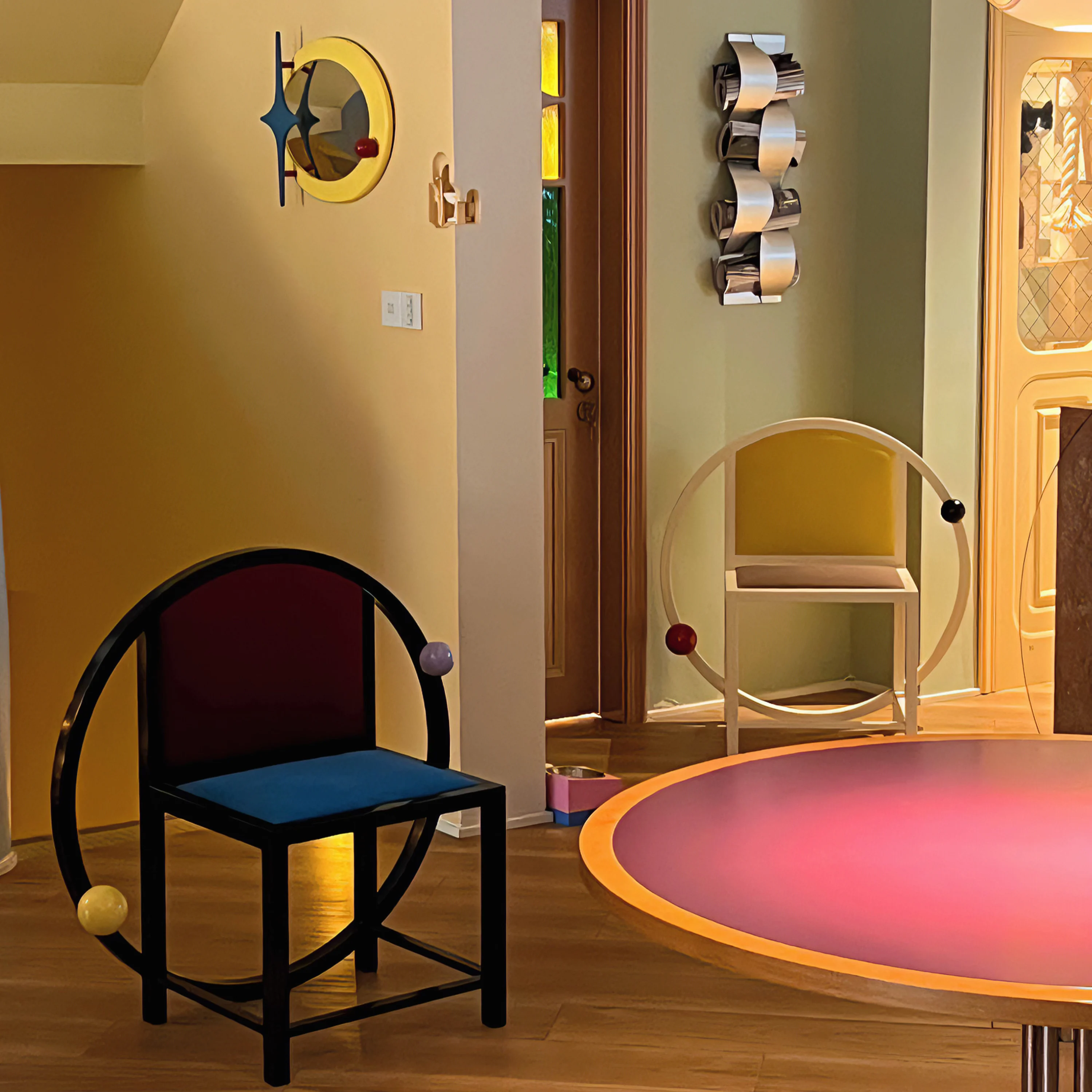 Planet Chair Ball Trick Series Sofa Chair Dining Study Spaceage Creative Single 8