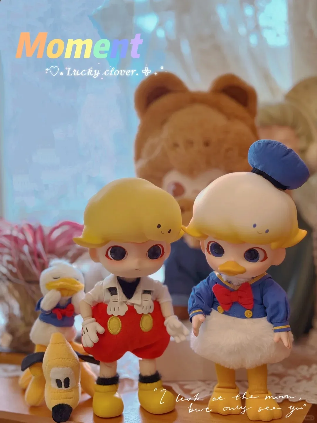 ポップマート オリジナル正規品 DIMOO ドナルドダックとミッキー 1/8