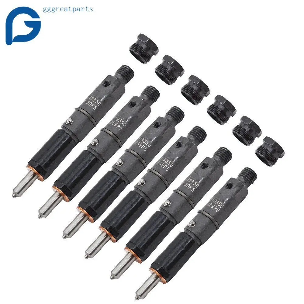 

6 pcs New 50hp Fuel Injectors For 89-93 Dodge 5.9L 6BT Diesel Engeine