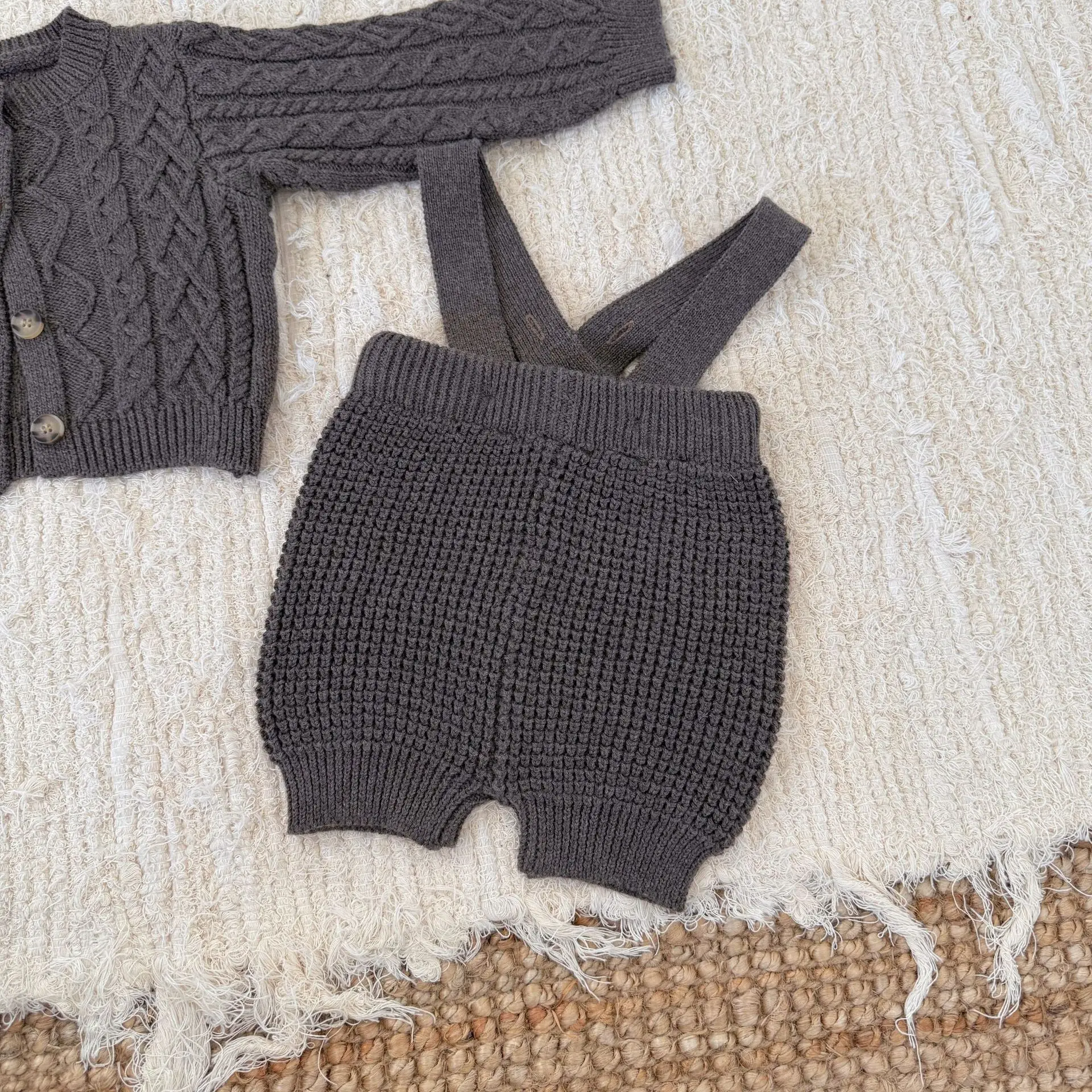 0-3세  스웨터 빈티지 남아 니트웨어 싱글 브레스트  니트 가디건 옵션 종합