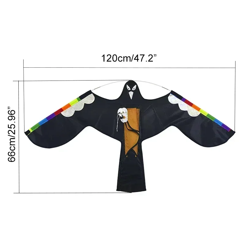 Emulation Flying Hawk Kite Bird Scarer For Garden Yard