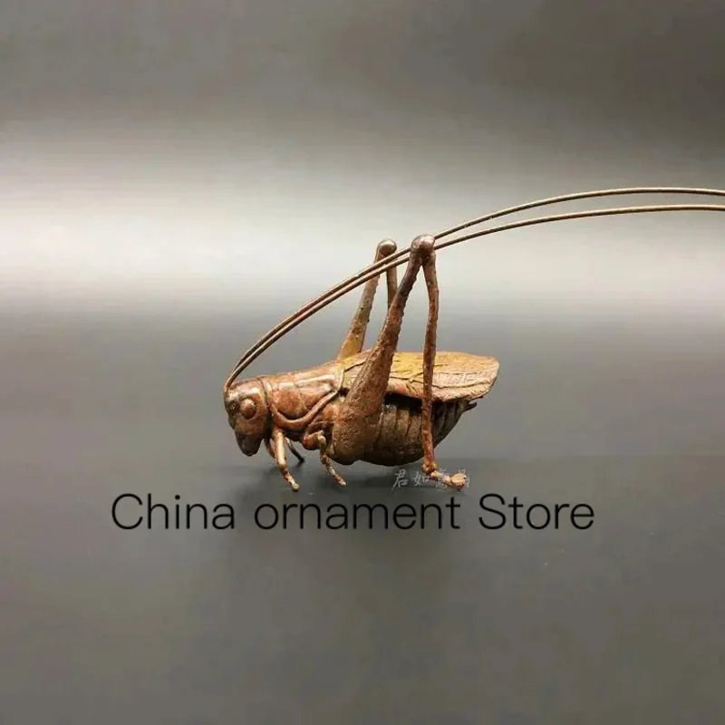 

Exquisite pure copper cricket simulation ornament