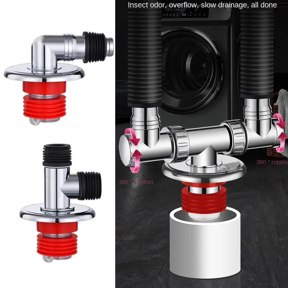 

Двухцелевая Крышка для слива пола стиральной машины, с защелкой, с защитой от перелива, канализационная специальная налокотная труба, с защитой от насекомых