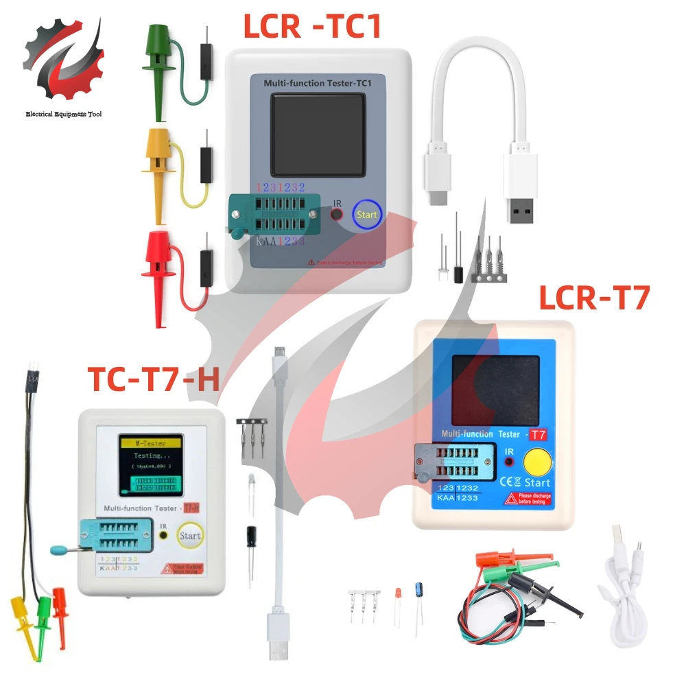 Tct7h Tcrt7 Lcrtc1 Transistor Tester Multimeter Colorful Display