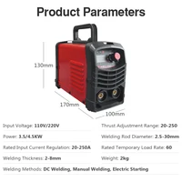MMA 300A Welding Machine 110V 220V All Copper Transformer Dual Voltage Pass Transformer Inverter DC 3500W ARC Welder Equipment 2