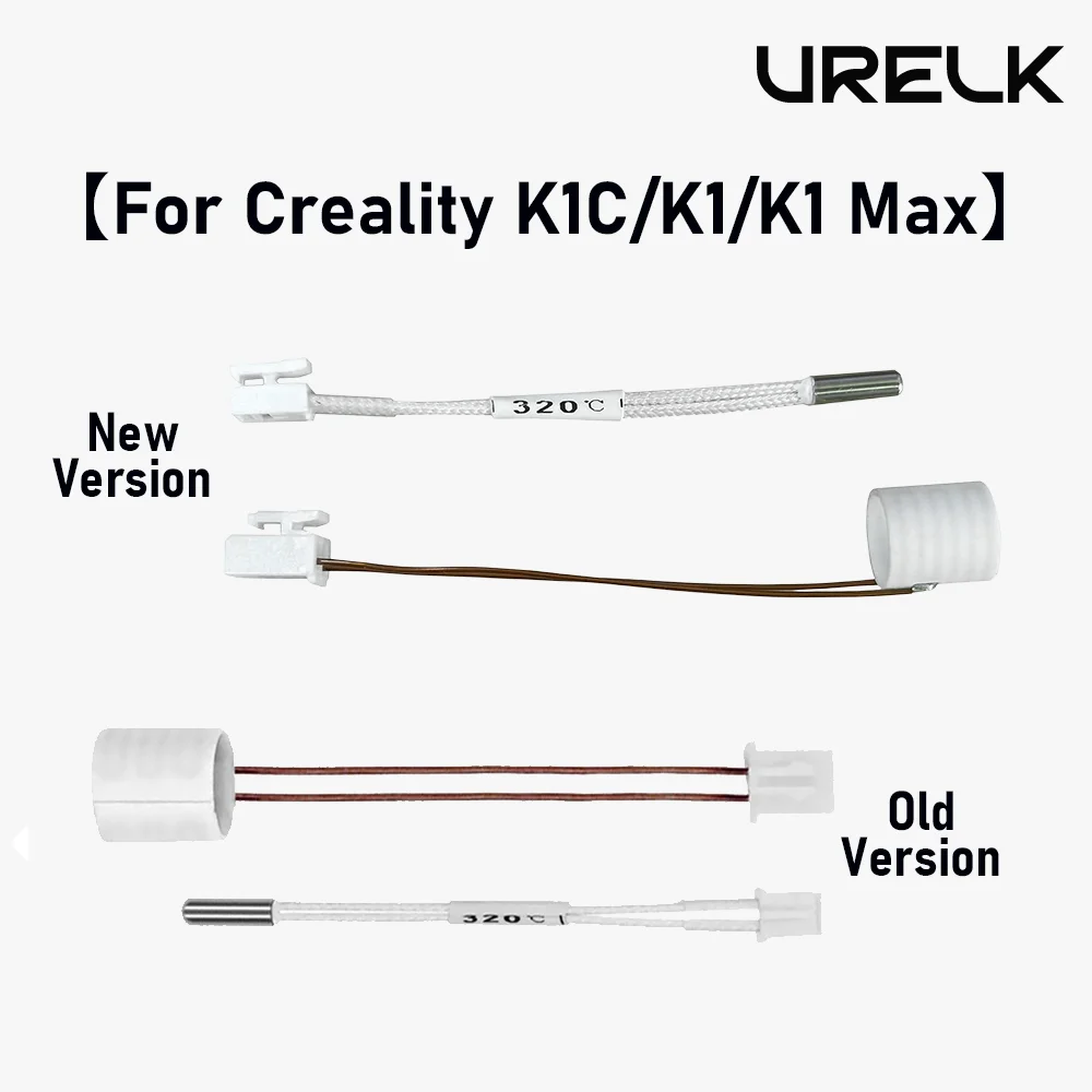 Neue Version K1C Keramik Heizung Rohr Thermistor Temperatur Sensor für K1 SE K1 MAX 3D Drucker Hotend Zubehör Teile