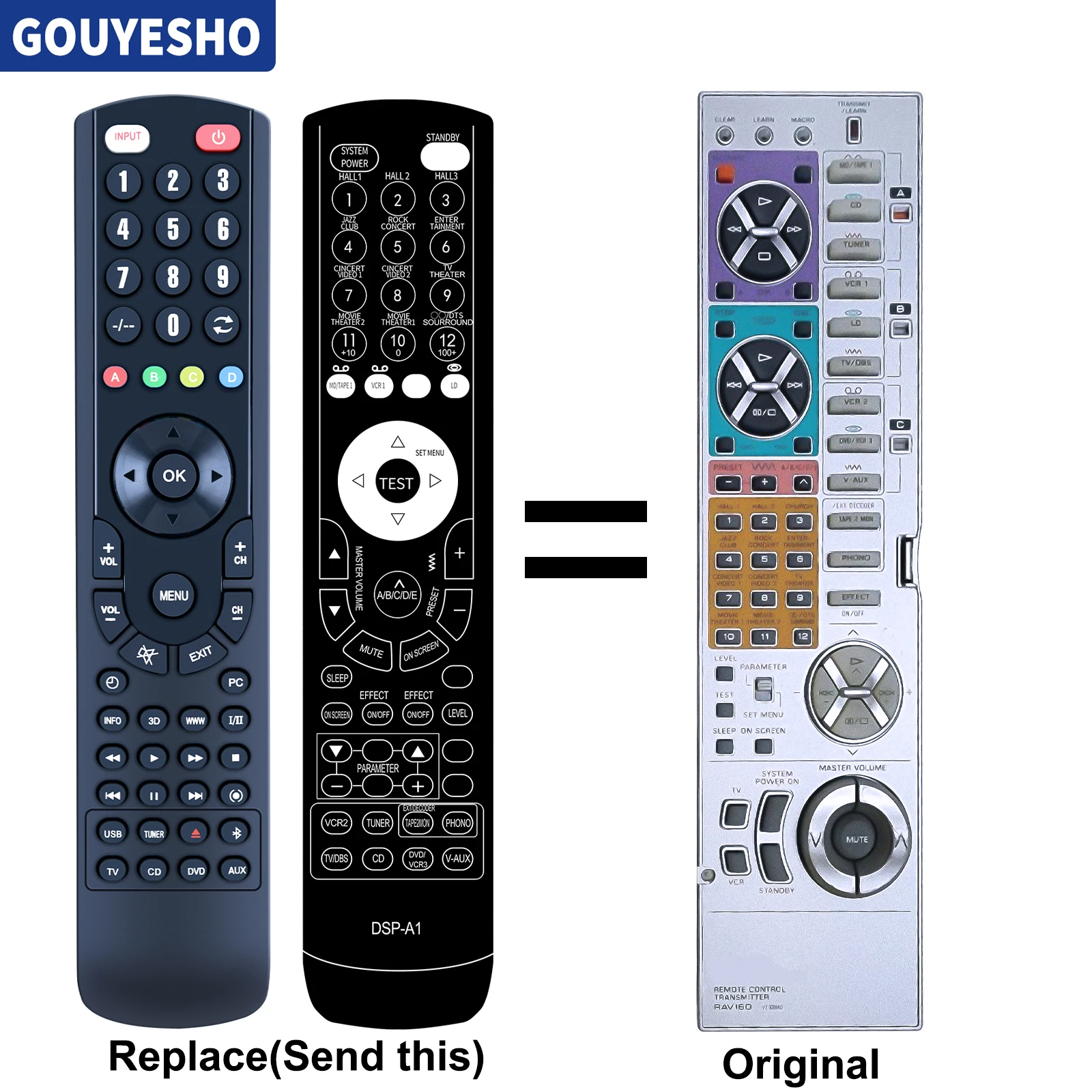 桟18 ヤマハ リモコン AVアンプ リモコン RAV464 ZA11360 赤外線発光