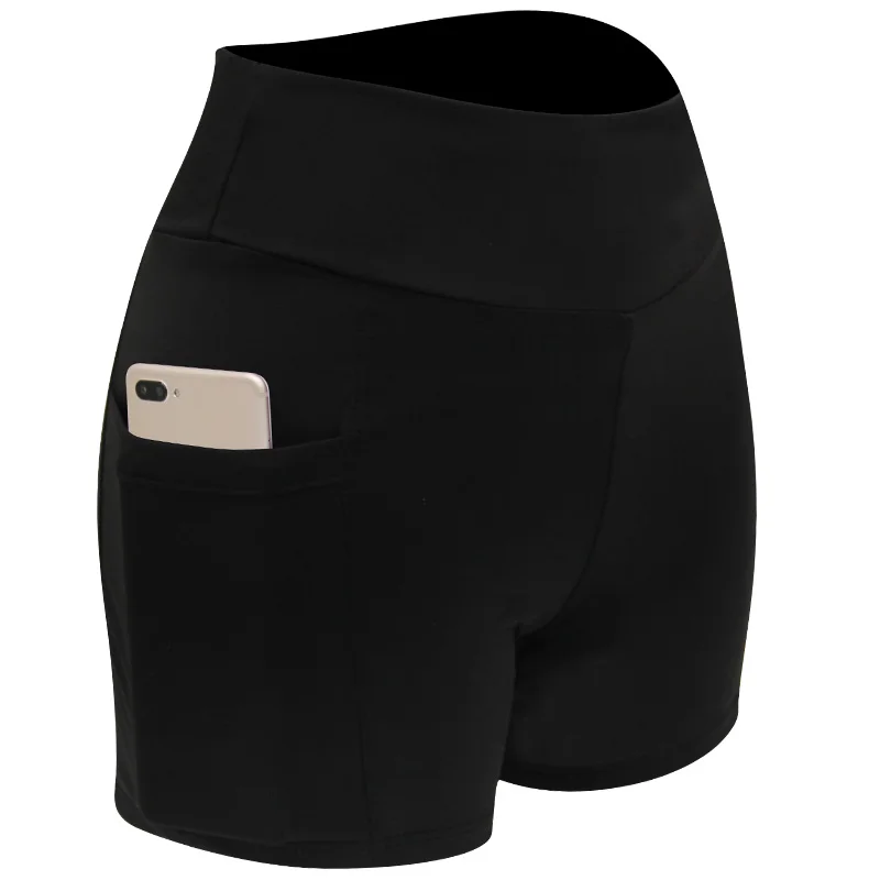 2022 New Women's Fitness Shorts Yoga Pants Jogging Sports Cycling Running Shorts Five Pants Stretch Leggings Gym Training Shorts 4