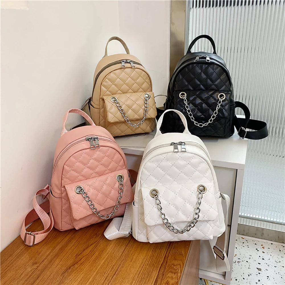 PU Leather Shoulder Mini Small Backpack Ladies 2022 Brand New Phone Pouch  Pack Ladies School Backpack Bags for Women Mochilas