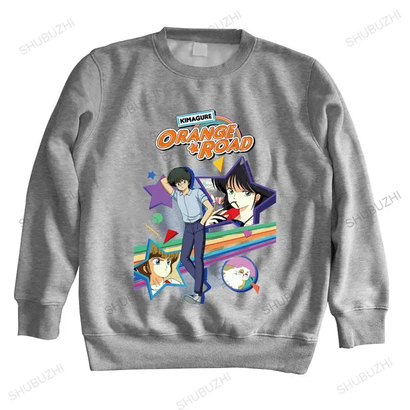 Felpa Da Uomo Primavera Anime: Kimagure Orange Road V1 Poster Serie Tv Felpa Con Cappuccio 1987 Cotone Per Ragazzi